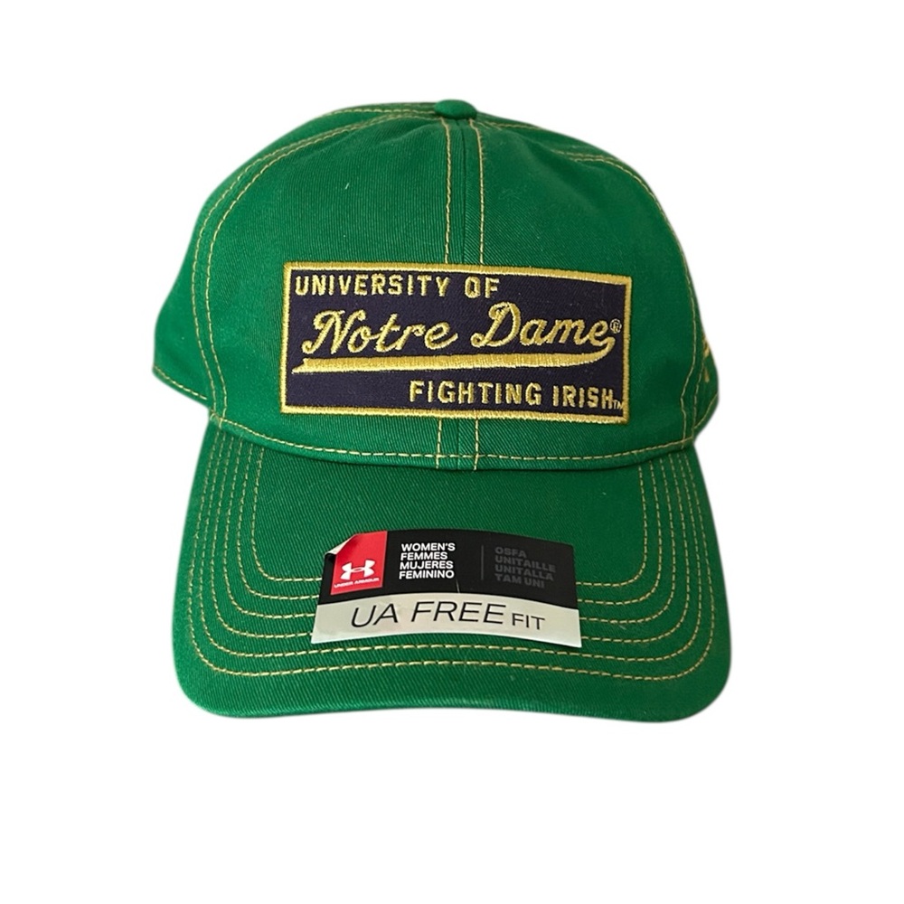 NWT Under Armour Women’s Notre Dame Adjustable Ball Cap